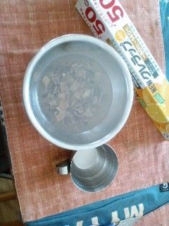 タコごはん5ラップをして置いておく。あんまり暑くなければ常温で可。