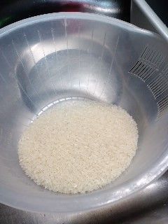 タコごはん8今回はタコ2枚なので米は2合